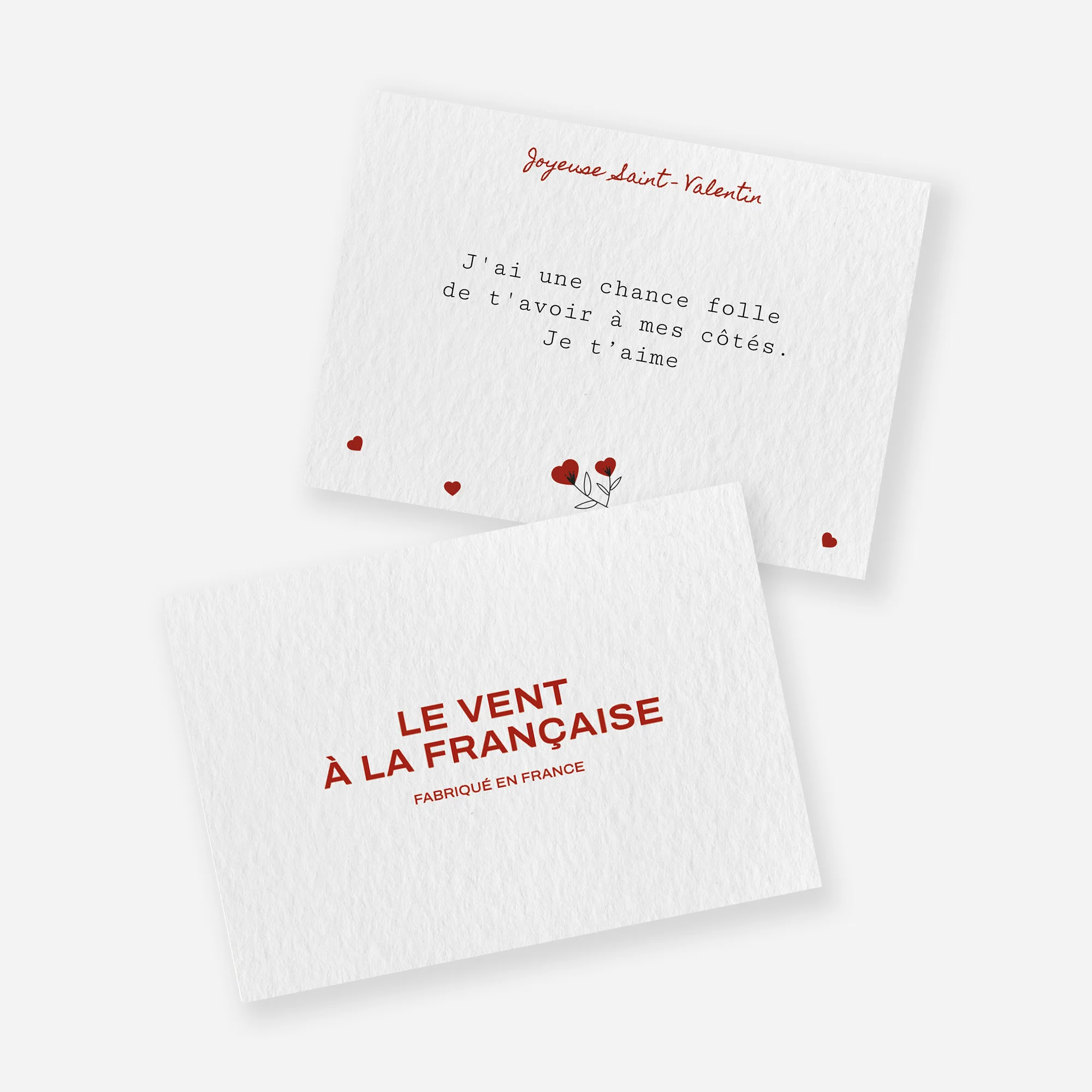 Carte message cadeau Saint-Valentin
