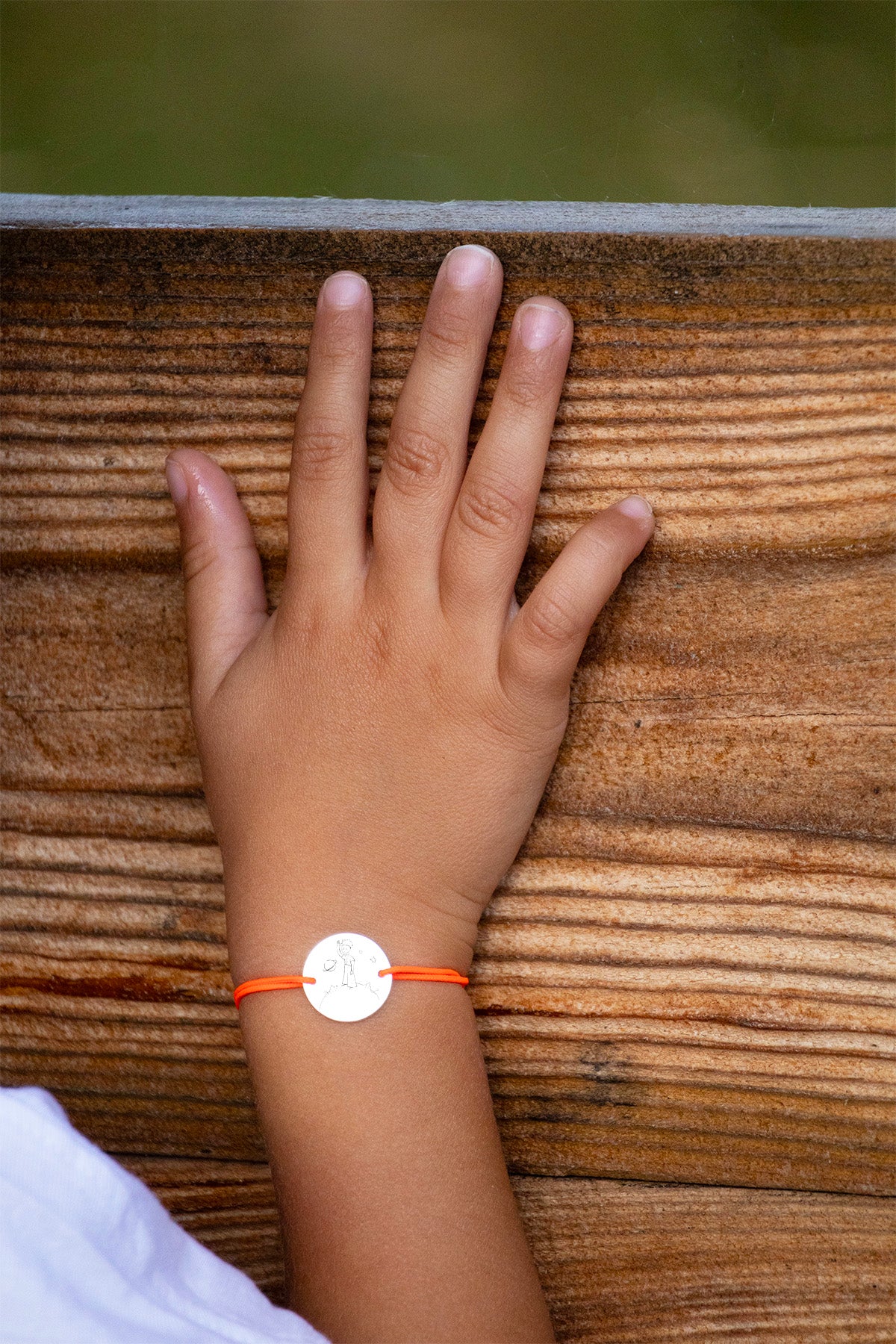 L'astéroïde enfant orange plaqué argent - Image 3