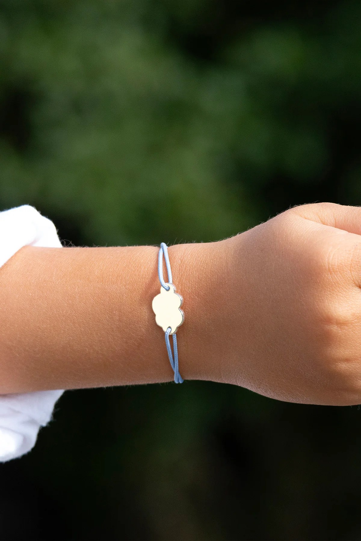 Nuage enfant bleu ciel plaqué argent - Image 2